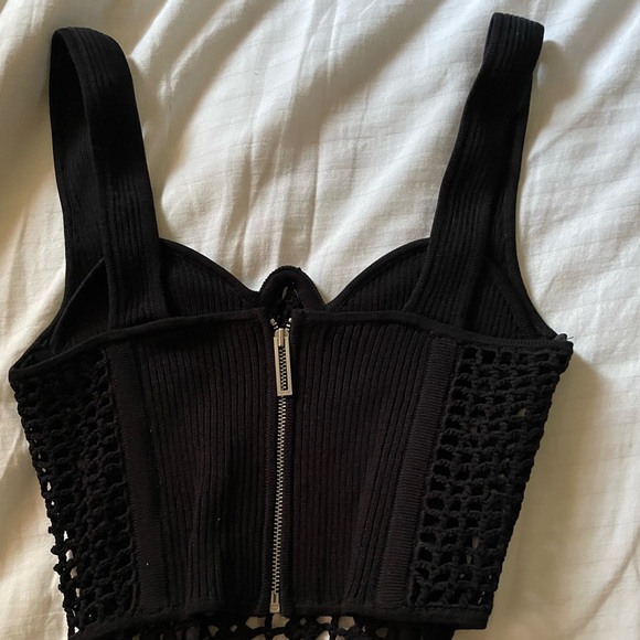 Dion Lee Crochet Corset Black XS - Picture 2 of 5